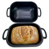 D’BakerAid™ Artisan Cast Iron Bread Pot / Nuevo revestimiento esmaltado tecnológico de 7 qt