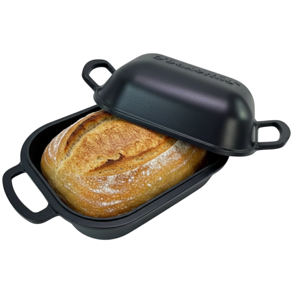 D’BakerAid™ Artisan Cast Iron Bread Pot / Nuevo revestimiento esmaltado tecnológico de 7 qt